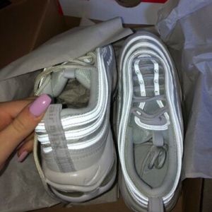 Women’s size US 9.5 Airmax 97 white BRAND NEW